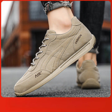 Xajzpa New Lightweight Flat Outdoor Running Breathable Solid Color Casual Board Shoes for Men Sports Shoes Zapatillas Deporte Sneakers
